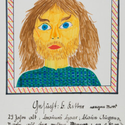 Altes Fahndungsplakat