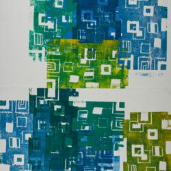 Mehrfachdruck: Abstrakte Formen