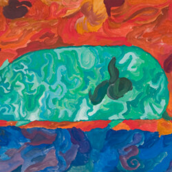 Farb-Verfremdung eines Tieres