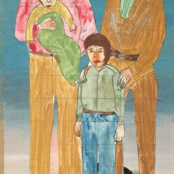 Visuelle Kommunikation - Glückliche Familie in der Werbung