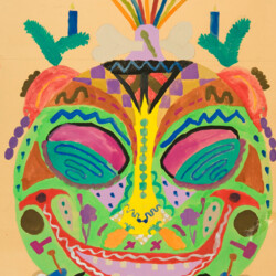 Fanstastische Gestaltung eines Kopfes