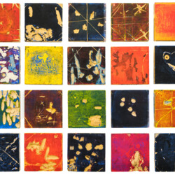 Abstrakte Druckgrafik (Druckstöcke)