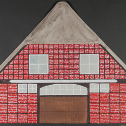 Historische Gebäudefassade: Fachwerkhaus