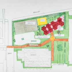 Verbindung: Altes und neues Gebäude