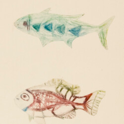 In Form geschnittenes Motiv: Tiere