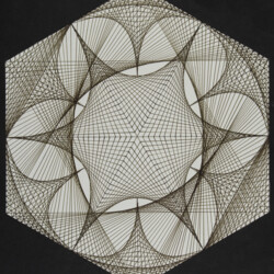 Geometrisches Ornament: "Spirograph"