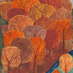 Jahreszeit Herbst: Herbstwald