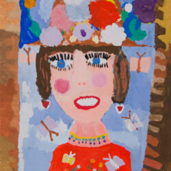 Porträt im Bilderrrahmen