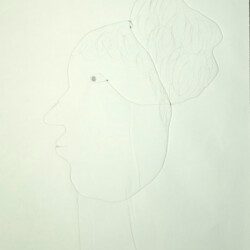 Porträt: Prägedruck