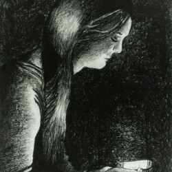 Person mit Handy: Die Erleuchtung