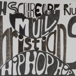 Dekoratives Schriftblatt