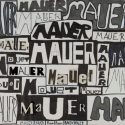 Dekoratives Schriftblatt