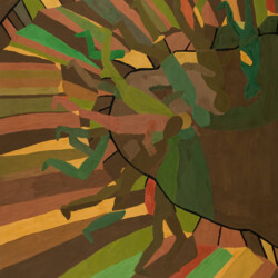 Feininger/Schlemmer: Personen in Bewegung