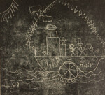 Kartondruck - Schiff