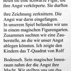Text: Bewältigung von Angst