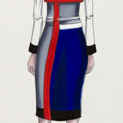 Fashion meets Bauhaus-Grundformen