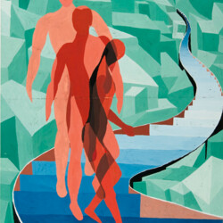 Feininger/Schlemmer: Personen in Bewegung