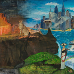 Surrealistische Landschaft 