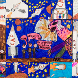 Bildergeschichte: Flug ins All