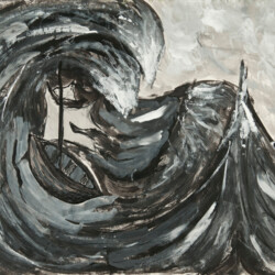 Japanische Holzschnitte: Die Woge