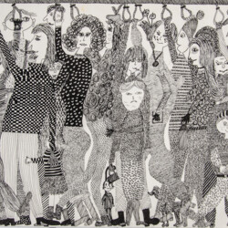 Personen in der Straßenbahn