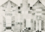 Papierdruck - Häuser