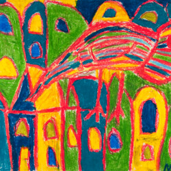 Ein Vogel in der Stadt