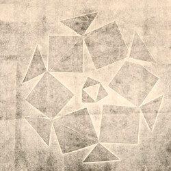 Kartondruck - Geometrische Formen