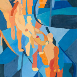 Feininger/Schlemmer: Personen in Bewegung