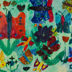 Schmetterlinge und Blumen