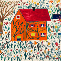 Haus im Blumengarten