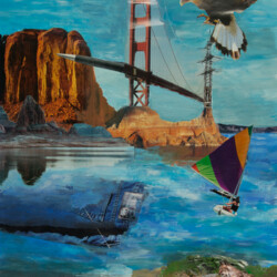 Surrealistische Landschaft 