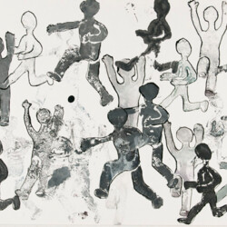 Kartonstempel: Läufer