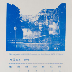 Tübinger Ansichten in Photographie und Siebdruck von 1864 bis 1994