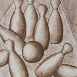 Stillleben: Kugel und Kegel