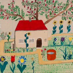 Haus im Blumengarten