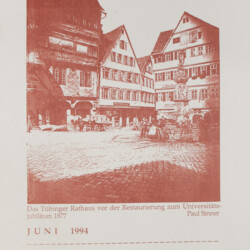 Tübinger Ansichten in Photographie und Siebdruck von 1864 bis 1994