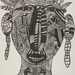 Exotischer Ureinwohner