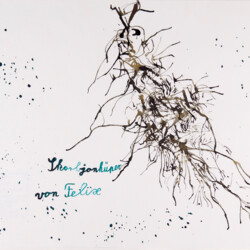 Tusche-Blastechnik: Tier