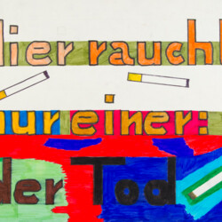 Anti-Raucher-Plakat