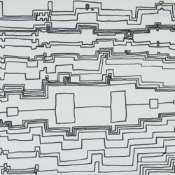 Abstrakte eckige Linien