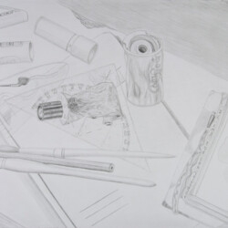 Stillleben: Auf meinem Schreibtisch