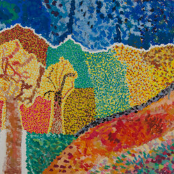 Pointillismus: Landschaft