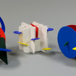 Das rote Zentrum der verwirrenden Kreise