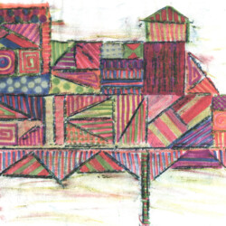 Bunte Stelzenhäuser