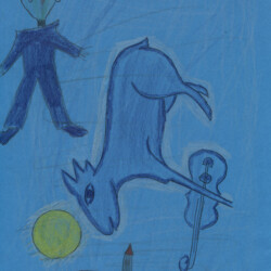 Chagall: Zeichnen nach einer Vorlage