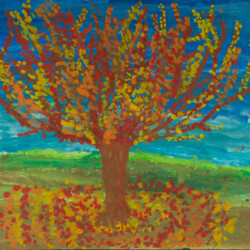 Jahreszeit Herbst: Herbstbaum 