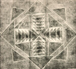 Kartondruck - Geometrische Formen